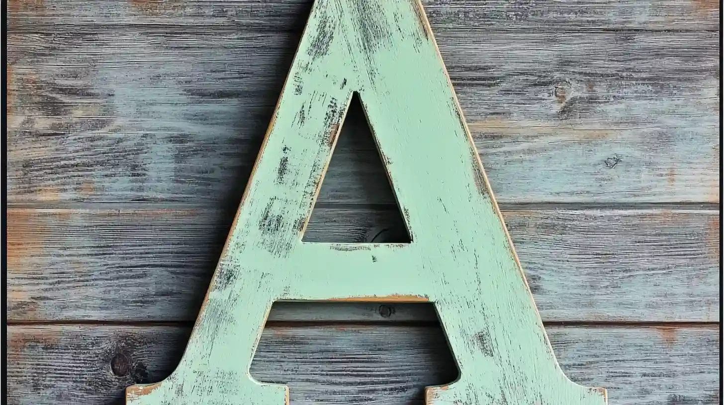 How to Decorate Wooden Letters