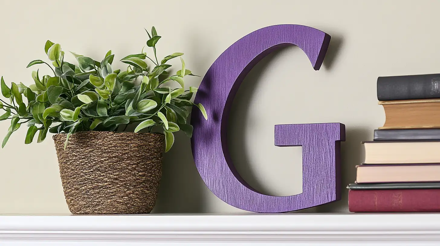 What to Paint on Wooden Letters