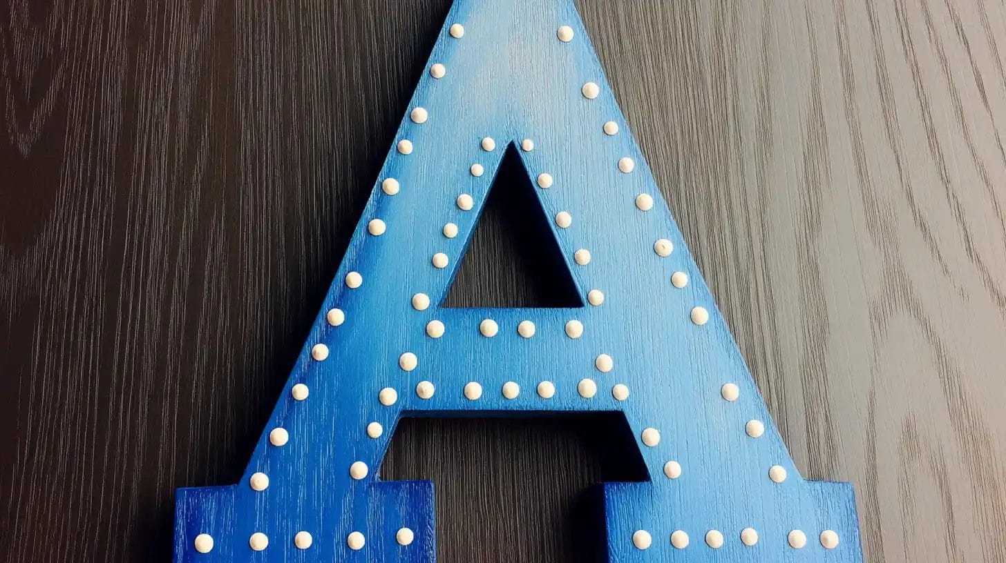 How to Decorate Wooden Letters