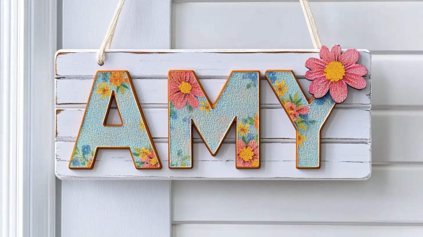 How Decorate Wooden Letters