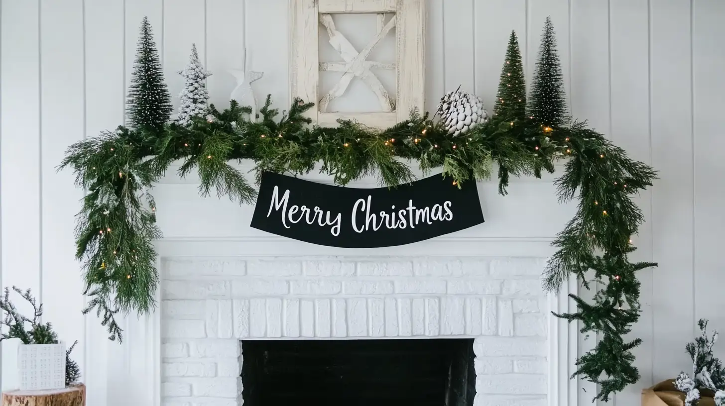 Wooden Letters Christmas Decorations