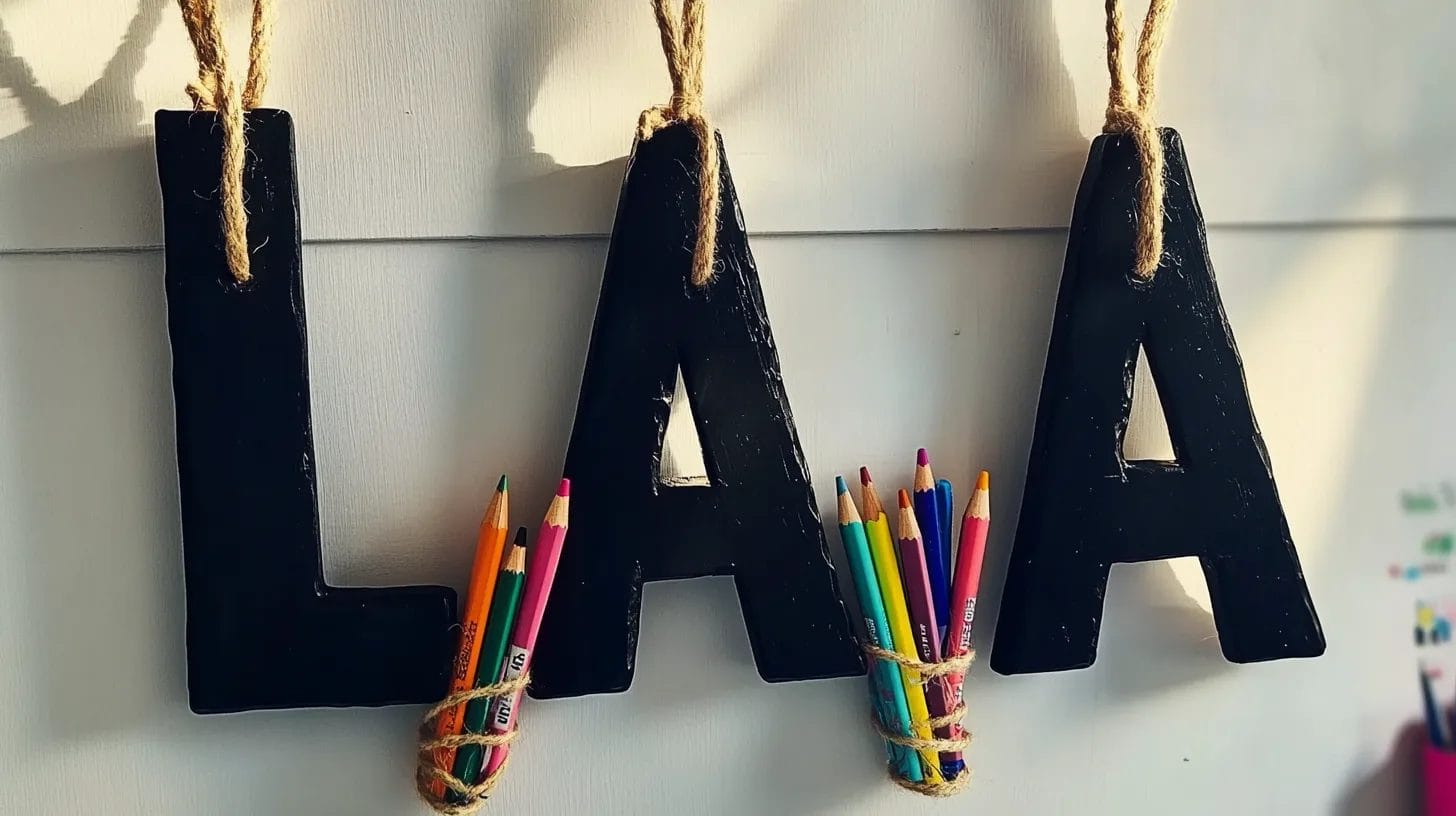 How Decorate Wooden Letters