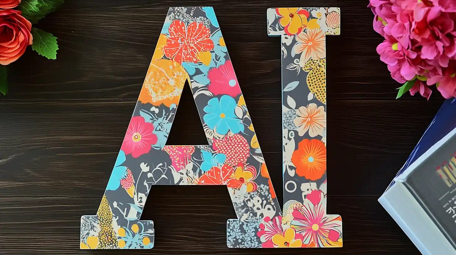 How to Decorate Wooden Letters