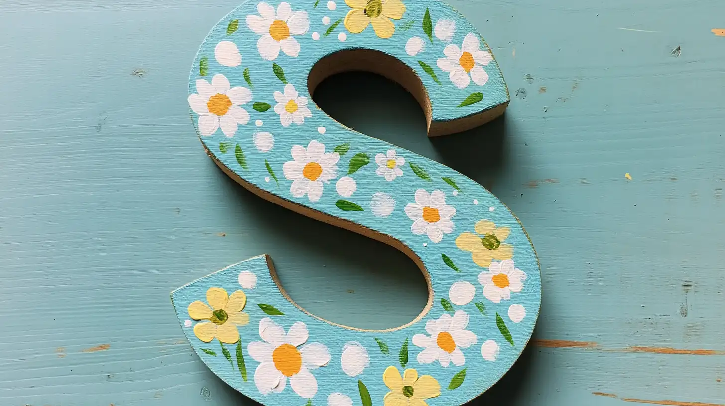 What to Paint on Wooden Letters