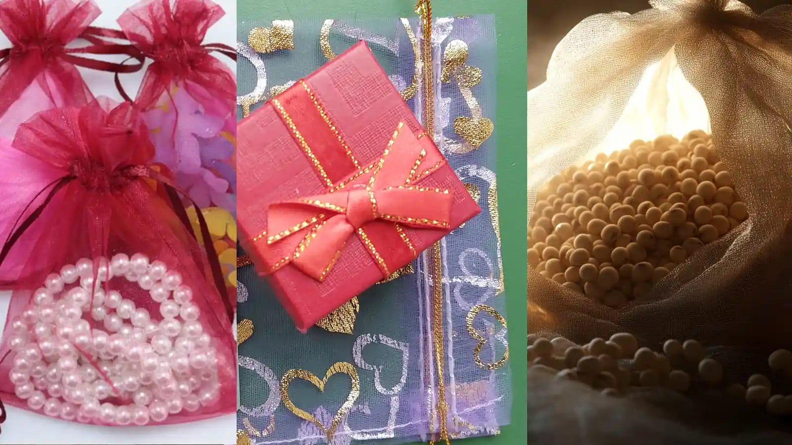 9 different ways to use organza bags