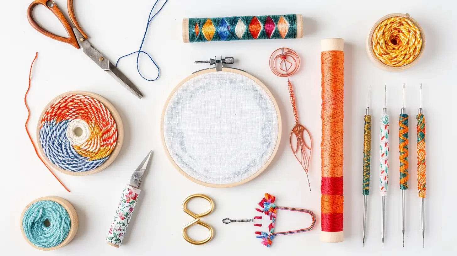 basic hand embroidery supplies you'll need