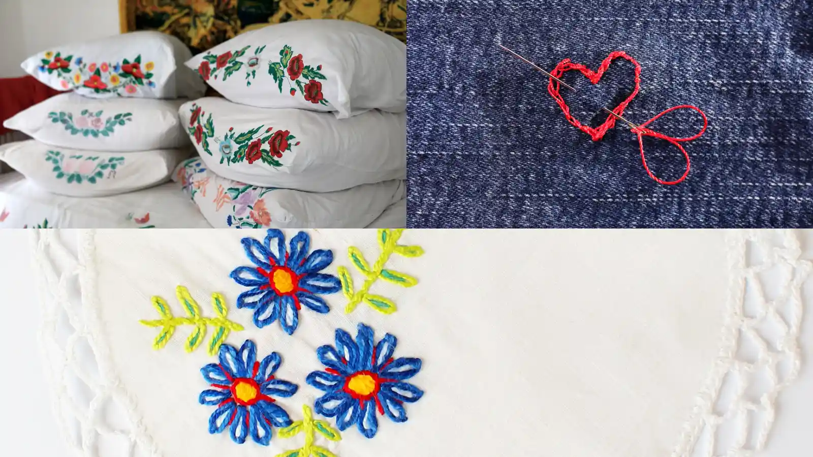 common items that you can embroider on