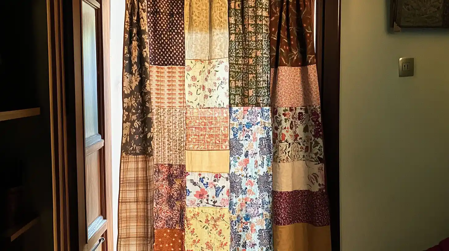 DIY Patchwork Curtains