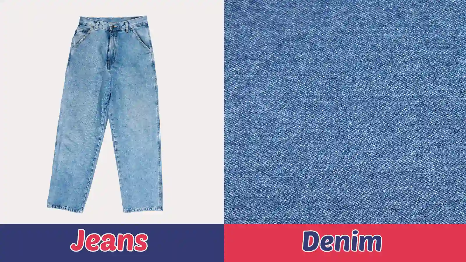 Denim Vs Jeans