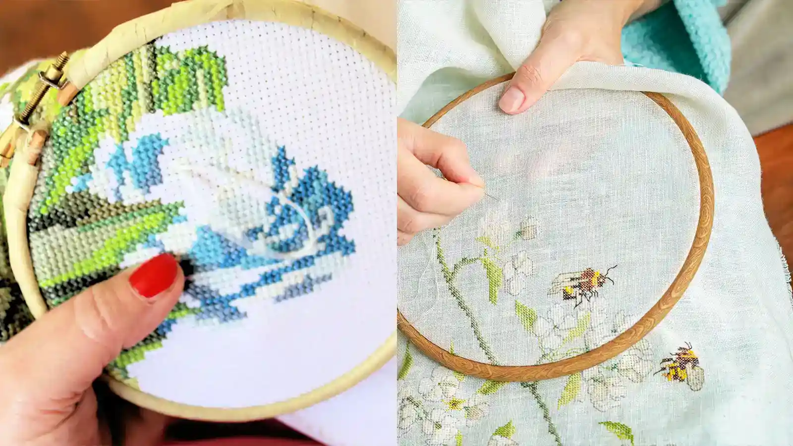 differences between needlepoint and embroidery