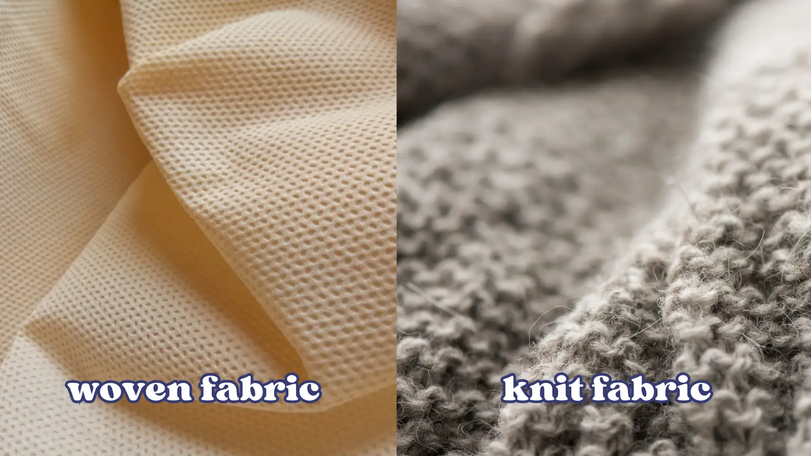 What Is the Difference Between Woven and Knit Fabrics