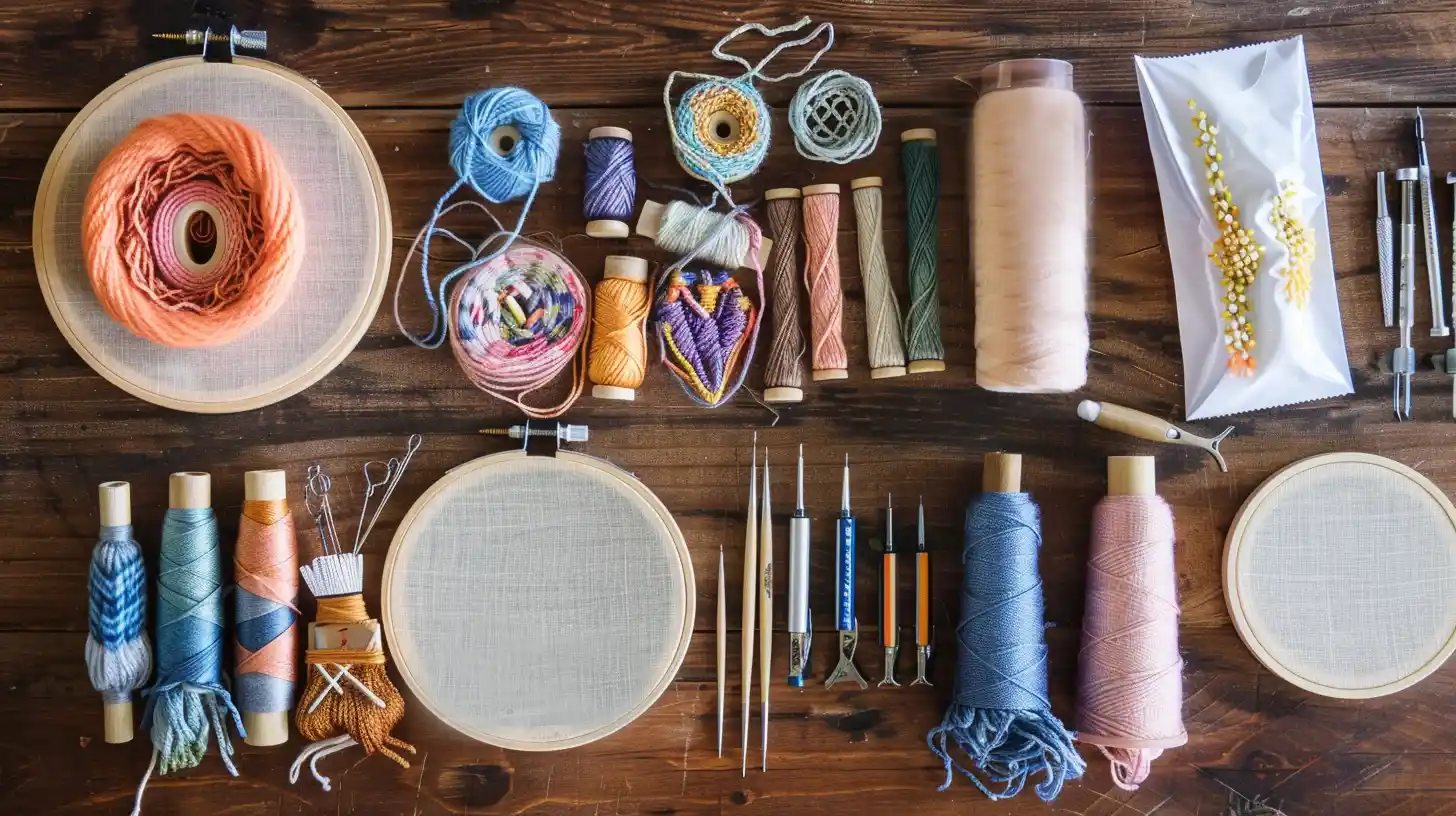 embroidery tips about materials and tools