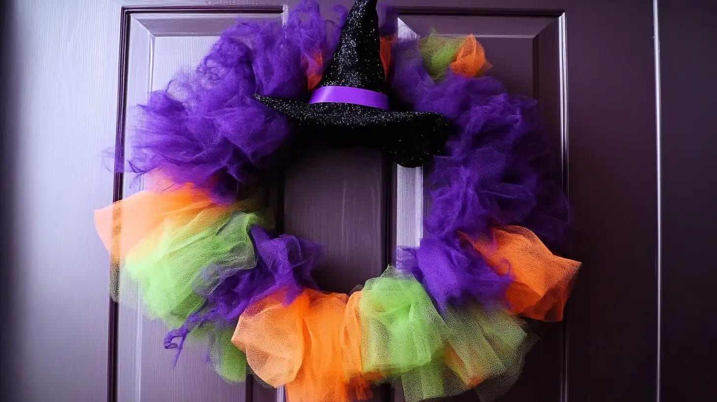 How to Make a Tulle Wreath