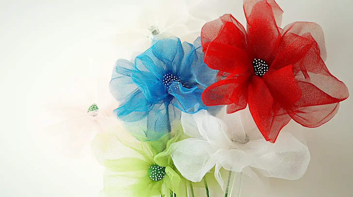 How to Make Tulle Flowers