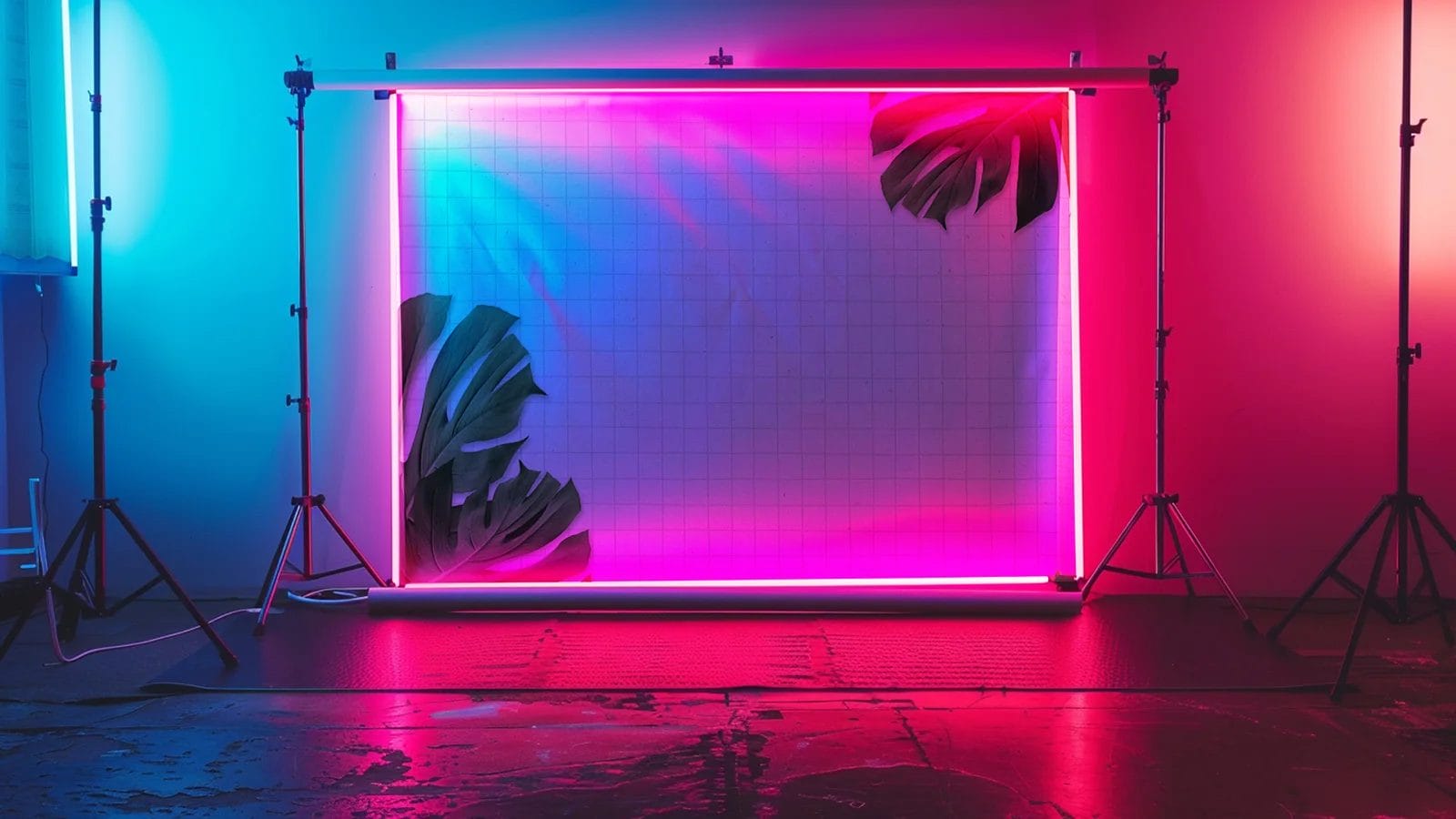 How to Hang Neon Signs on Backdrops