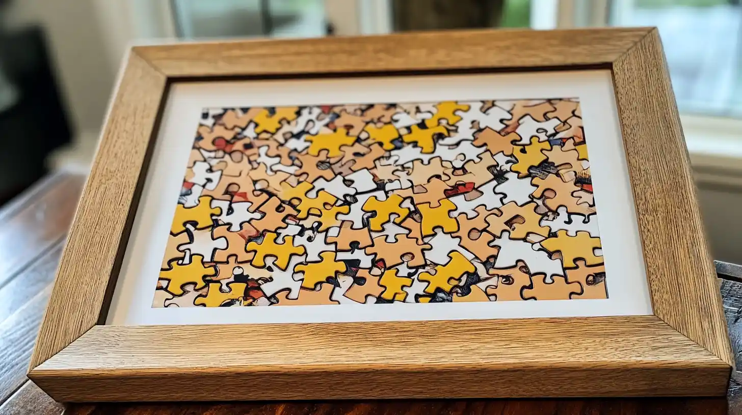 How to Make a Wooden Frame for a Puzzle