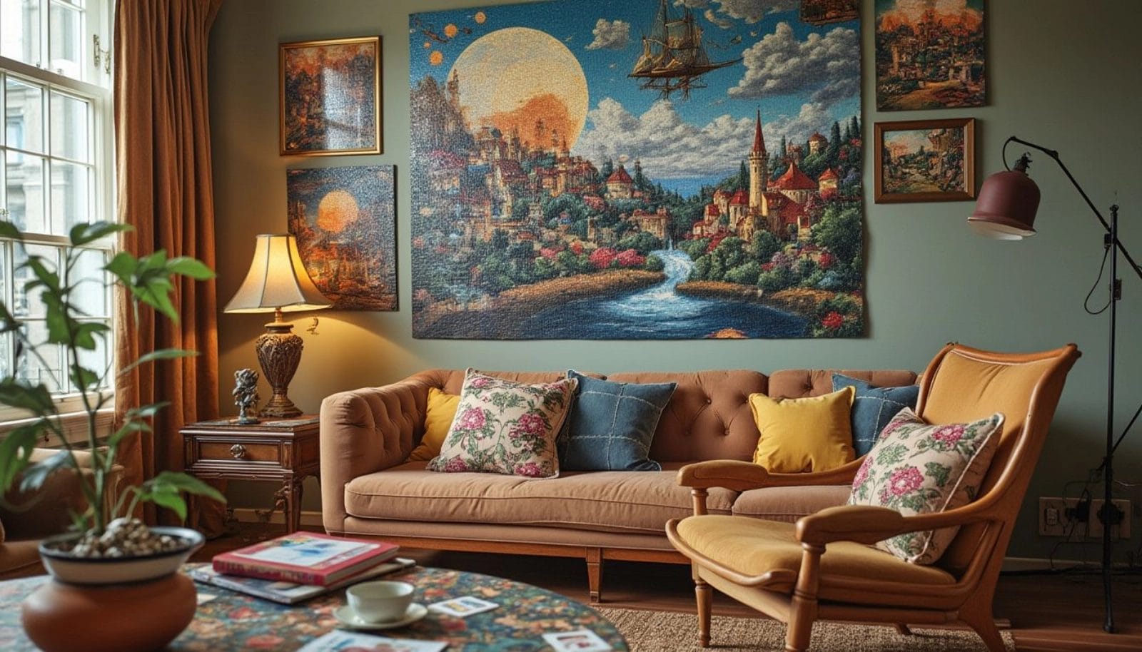 How to Match Puzzles with Your Interior Theme