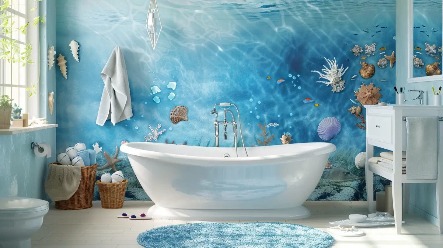 Ocean Theme Bathroom