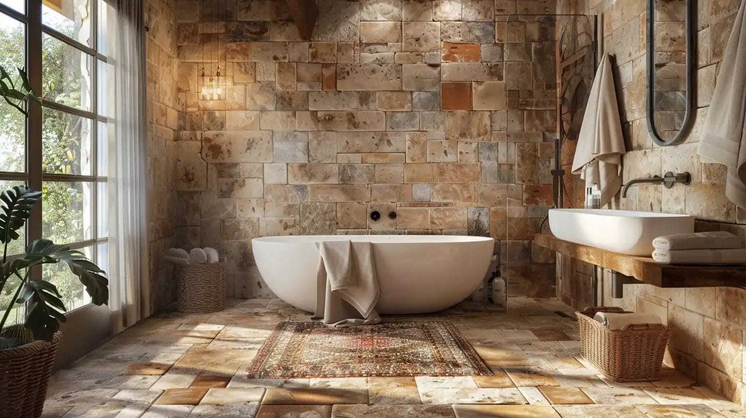 32 Best Mediterranean Bathroom Design Ideas | Cottoncat Blog