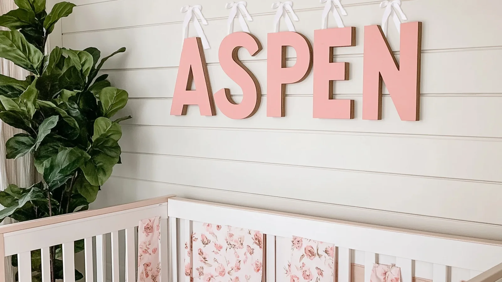 How to Hang Wooden Letters on Wall