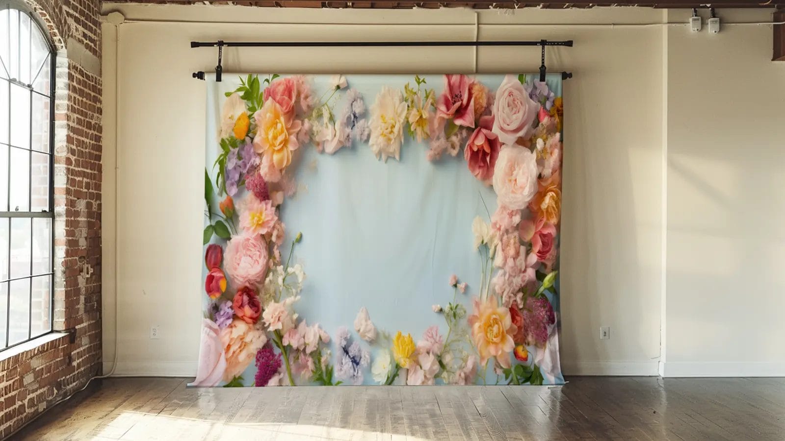 How to Hang a Backdrop on a Wall