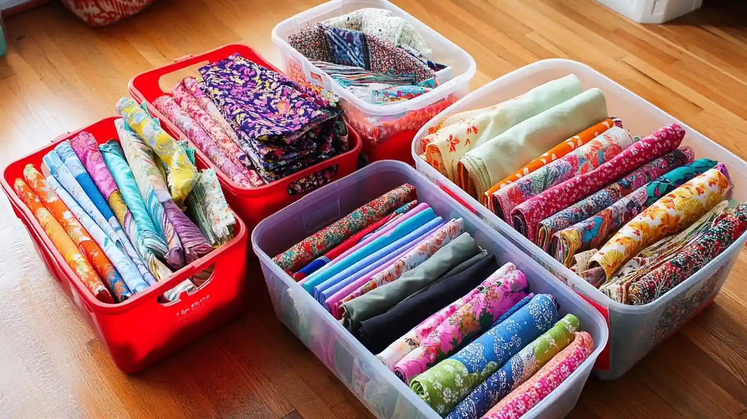 How to Store Fabric Scraps