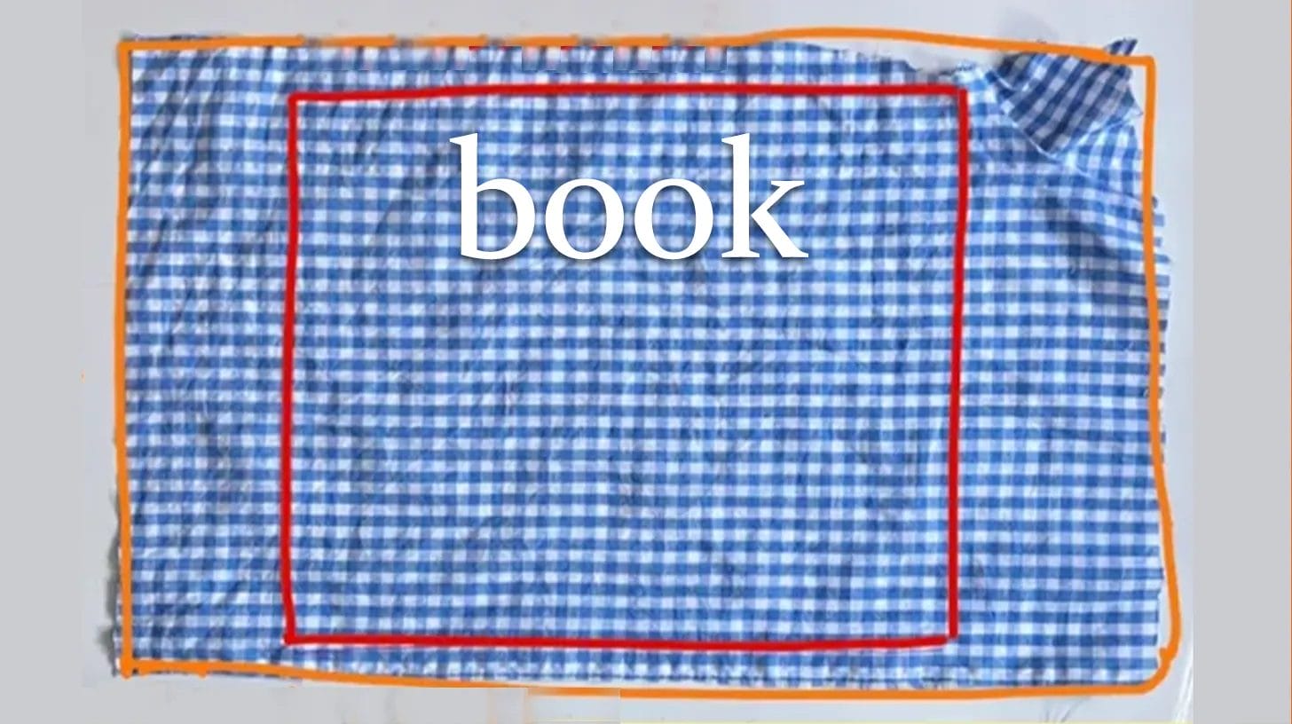 How to Make a Fabric Book Cover