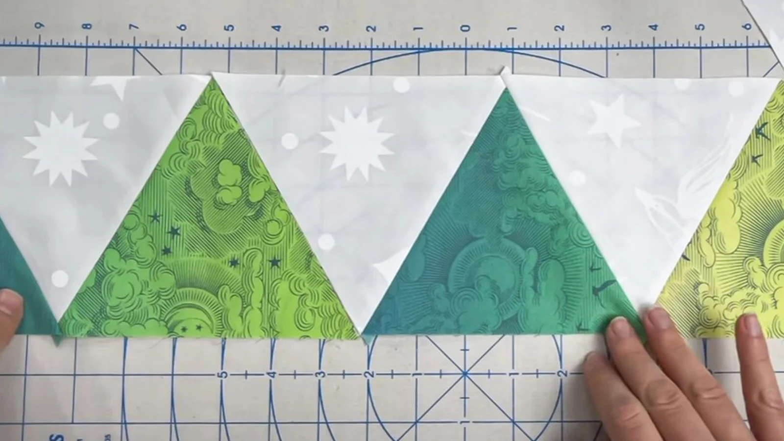 How to Sew Triangles Together