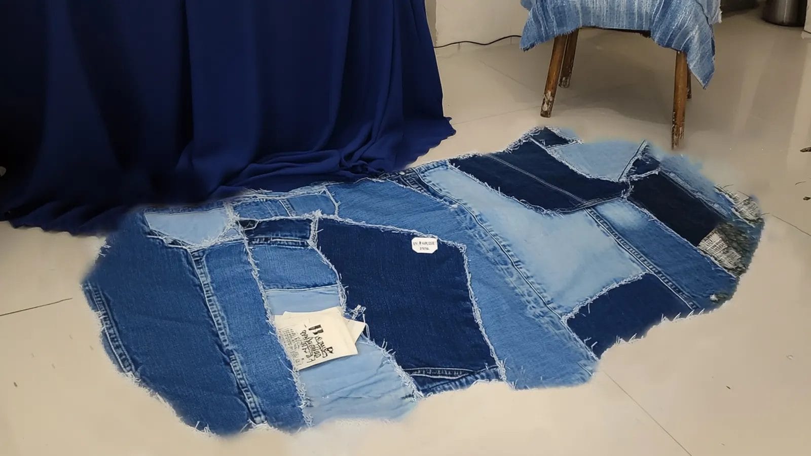 DIY Denim Rug