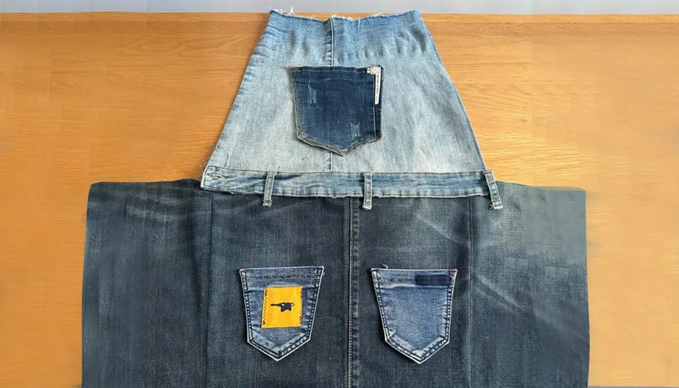 DIY Apron From Jeans