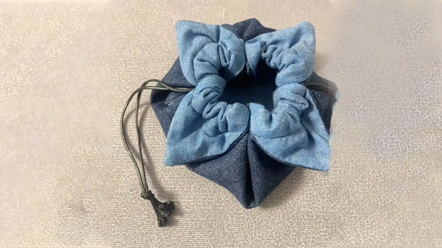 DIY Flower Pouch Bag