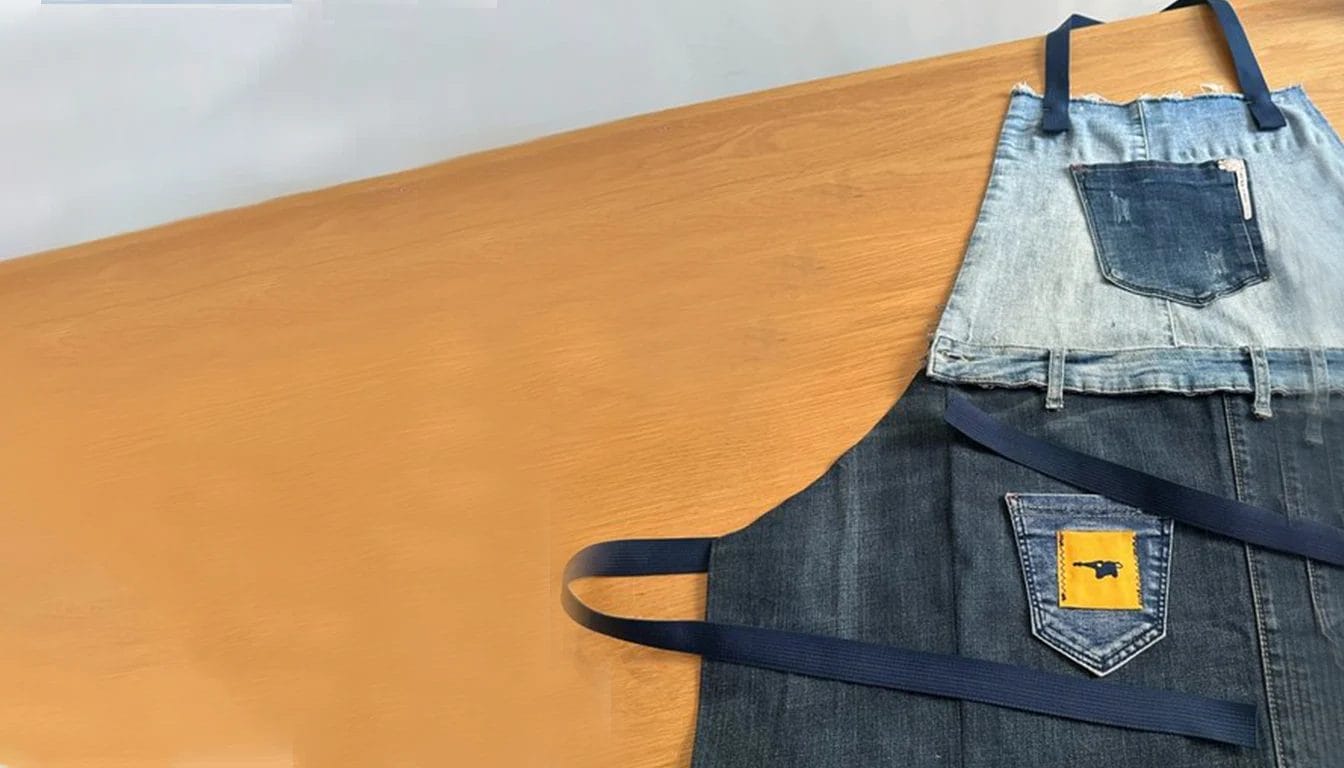 DIY Apron From Jeans