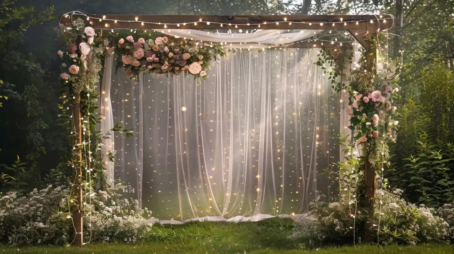 How to Set up a Wedding Backdrop