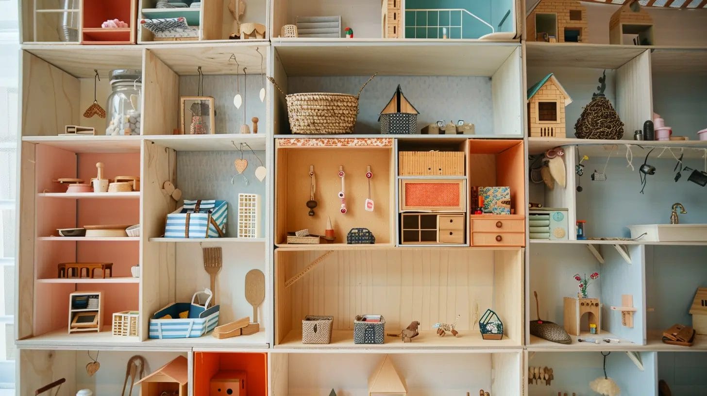 storage solutions for dollhouse big items